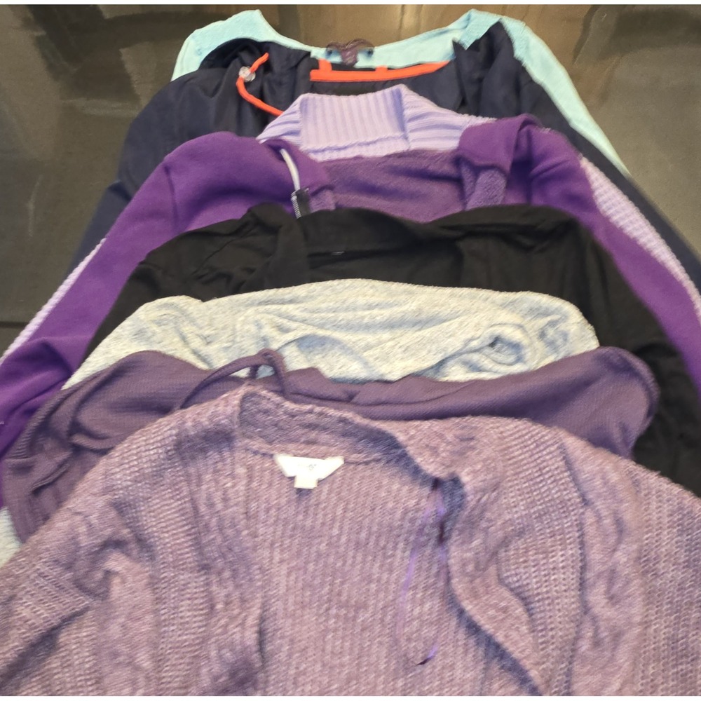 Lot of 8 Womens Sweaters Cardigans Plus Size XL 2X Terra & Sky Weather Tamer